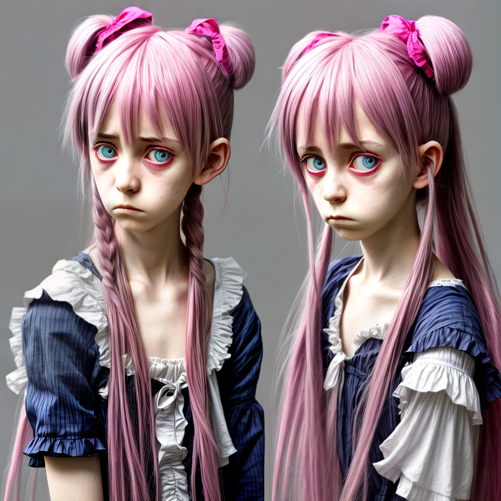 cure girl looking sad