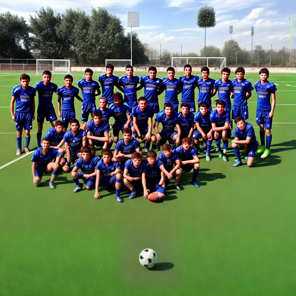 football team in ground