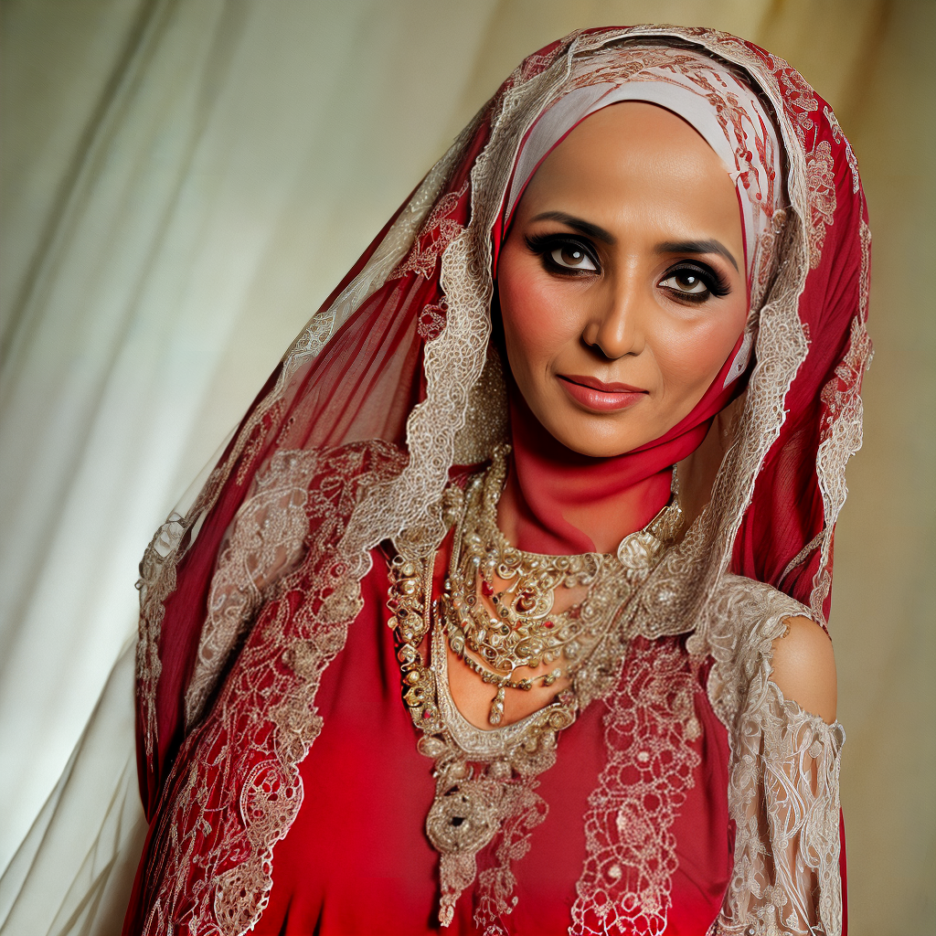 old muslim bride