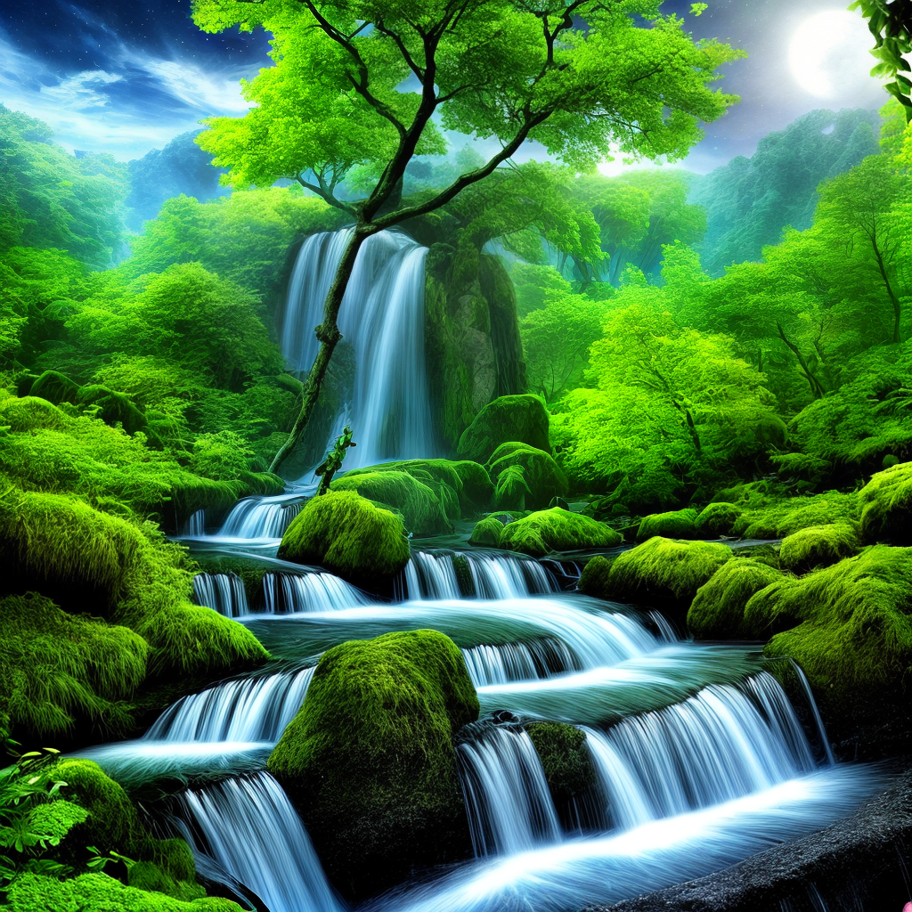 generate mind blowing nature related wallpaper for iMac