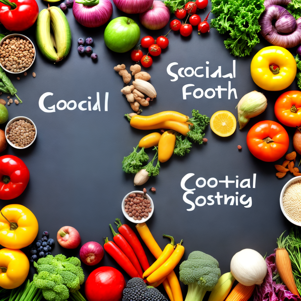 generate social sharing post to promote healthy food