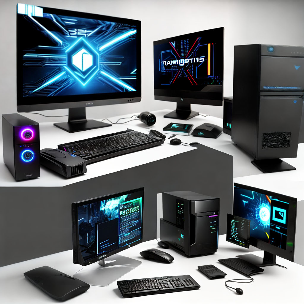 gaming desktop computer futuristic design