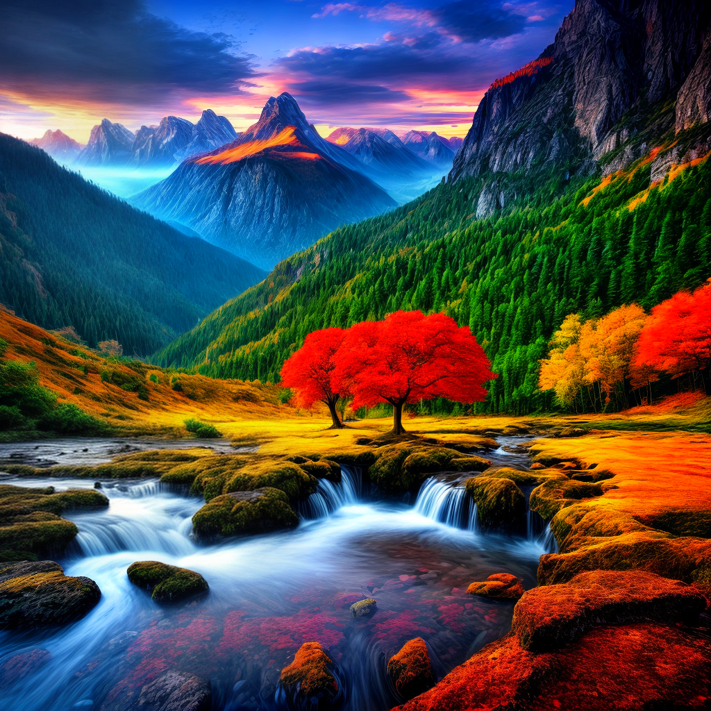 amazing mind-blowing nature scene