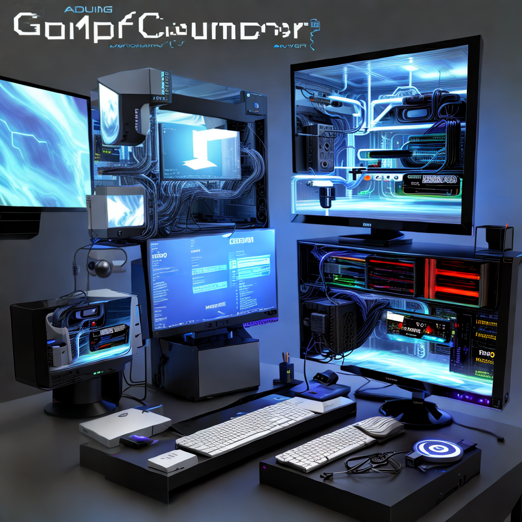 gaming desktop computer futuristic design