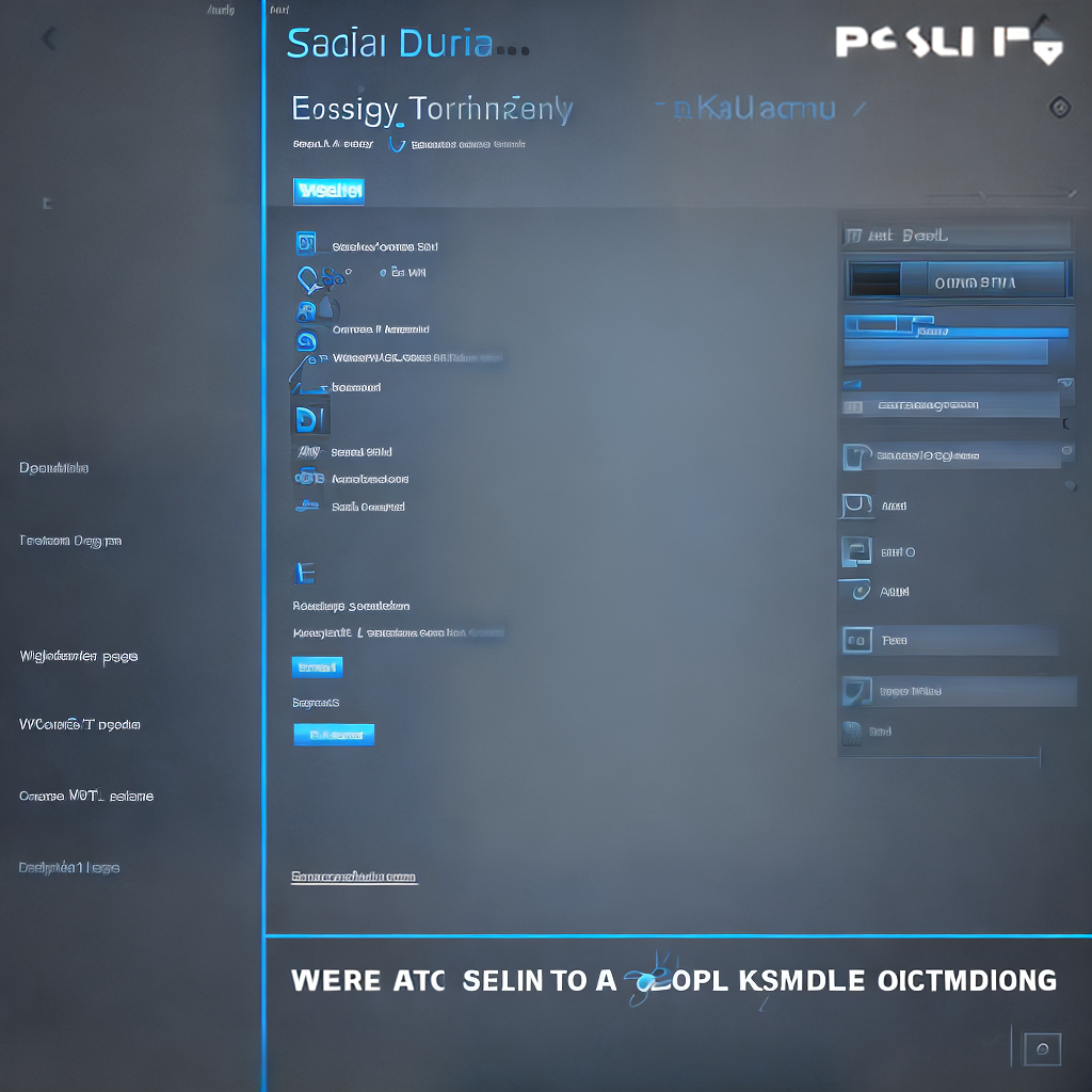design a welcome page for kali linux operating system