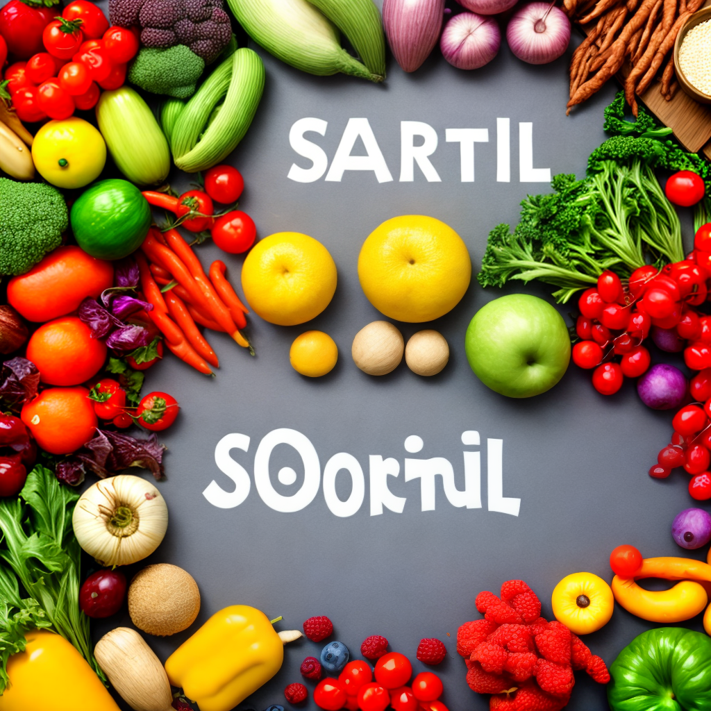 generate social sharing post to promote healthy food